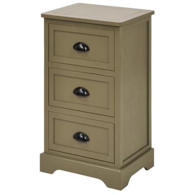 Hawthorne Olive Green 3 Drawer Chest